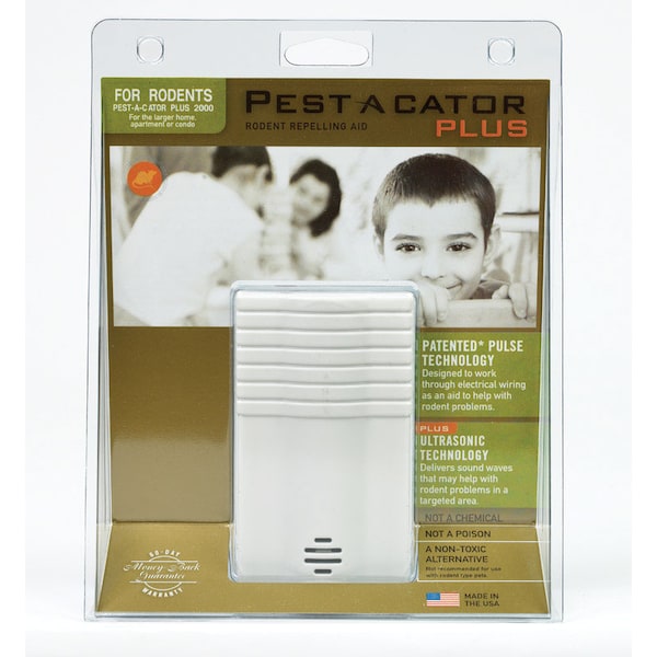 Pest-A-Cator Plus Pest-A-Cator Plus 2000 Plug-In Electronic Pest Repeller For Rodents 1 pk 12100 - main